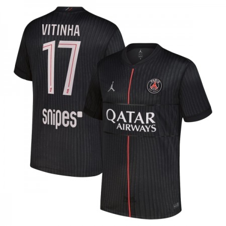 Camisetas Paris Saint Germain Vitinha 17 4ª Jordan 2025/26 - Hombre