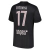 Camisetas Paris Saint Germain Vitinha 17 4ª Jordan 2025/26 - Hombre