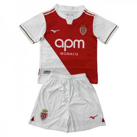 Camisetas AS Monaco Primera 2025/26 - Niño (+ Pantalones)