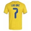 Camisetas Colombia Luis Diaz 7 Primera Copa Mundial 2026 - Hombre