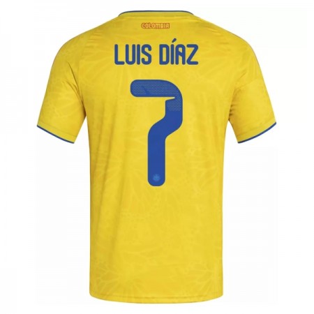 Camisetas Colombia Luis Diaz 7 Primera Copa Mundial 2026 - Hombre