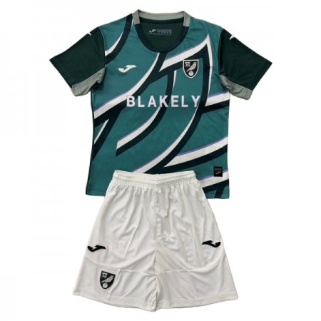 Camisetas Norwich City Segunda 2025/26 - Niño (+ Pantalones)
