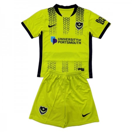 Camisetas Portsmouth Tercera 2025/26 - Niño (+ Pantalones)