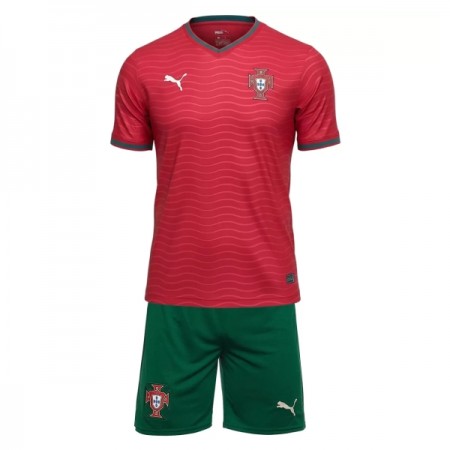 Camisetas Portugal Primera Copa Mundial 2026 - Niño (+ Pantalones)