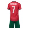 Camisetas Portugal Ronaldo 7 Primera Copa Mundial 2026 - Niño (+ Pantalones)