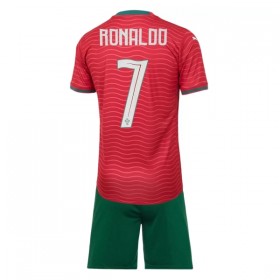 Camisetas Portugal Ronaldo 7 Primera Copa Mundial 2026 - Niño (+ Pantalones)