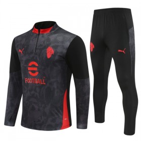 AC Milan Sudadera De Entrenamiento 2025/26 Negra Quarter-Zip - Hombre