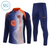 FC Barcelona Sudadera De Entrenamiento 2025/26 Azul Quarter-Zip - Niño