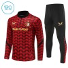 Feyenoord Rotterdam Sudadera De Entrenamiento 2025/26 Roja Quarter-Zip - Niño