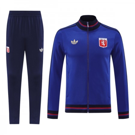 Olympique Lyonnais Chaqueta De Entrenamiento Trajes 2025/26 Azul - Hombre