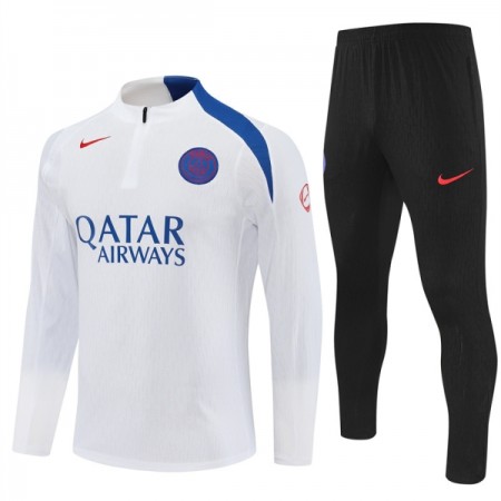 Paris Saint Germain Sudadera De Entrenamiento 2025/26 Blanca Quarter-Zip - Hombre