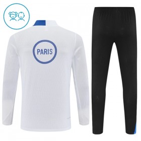 Paris Saint Germain Sudadera De Entrenamiento 2025/26 Blanca Quarter-Zip - Niño