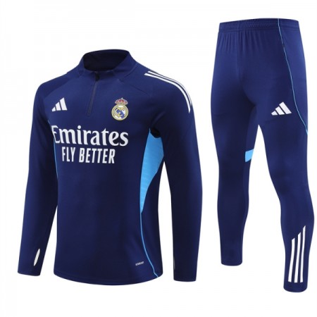 Real Madrid Sudadera De Entrenamiento 2025/26 Navy Quarter-Zip - Hombre