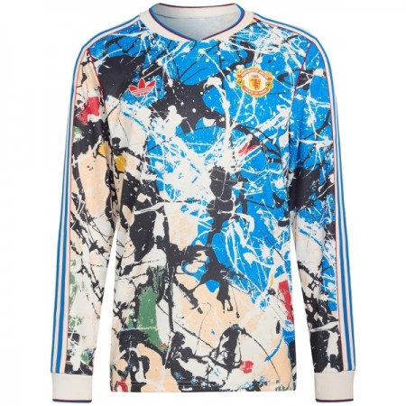 Camisetas Manchester United Stone Roses Special Edition 2025/26 Manga Larga - Hombre