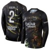 Camisetas Paris Saint Germain Hakimi 2 Night Edition 2025/26 Manga Larga - Hombre