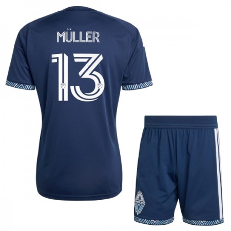 Camisetas Vancouver Whitecaps Muller 13 Segunda 2026 - Niño (+ Pantalones)