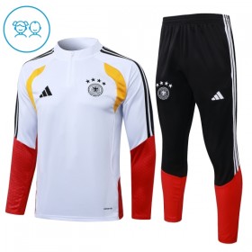 Alemania Sudadera De Entrenamiento 2026/27 Blanca Quarter-Zip - Niño