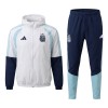 Argentina Chaqueta De Entrenamiento Con Capucha 2026/27 Blanca - Hombre
