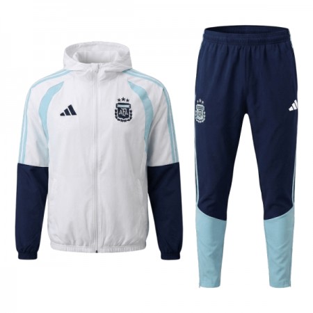 Argentina Chaqueta De Entrenamiento Con Capucha 2026/27 Blanca - Hombre