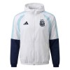 Argentina Chaqueta De Entrenamiento Con Capucha 2026/27 Blanca - Hombre