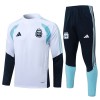 Argentina Sudadera De Entrenamiento 2026/27 Blanca Quarter-Zip - Hombre
