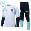Argentina Sudadera De Entrenamiento 2026/27 Blanca Quarter-Zip - Niño