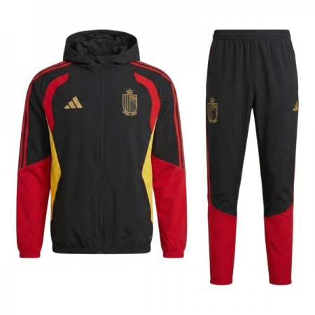 Bélgica Chaqueta De Entrenamiento Con Capucha 2026/27 Negra - Hombre