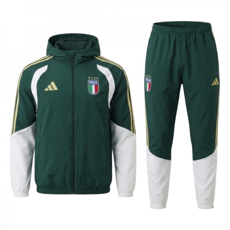 Italia Chaqueta De Entrenamiento Con Capucha 2026/27 Verde - Hombre