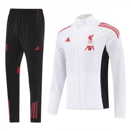 Liverpool Chaqueta De Entrenamiento Trajes 2025/26 Blanca - Hombre