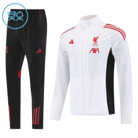 Liverpool Chaqueta De Entrenamiento Trajes 2025/26 Blanca - Niño