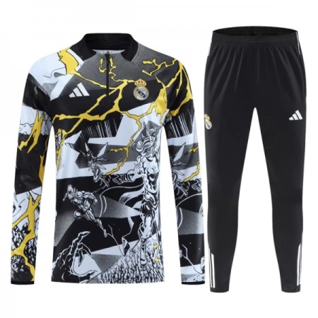 Real Madrid Marvel Sudadera De Entrenamiento 2026/27 Negra Quarter-Zip - Hombre