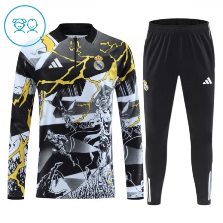 Real Madrid Marvel Sudadera De Entrenamiento 2026/27 Negra Quarter-Zip - Niño