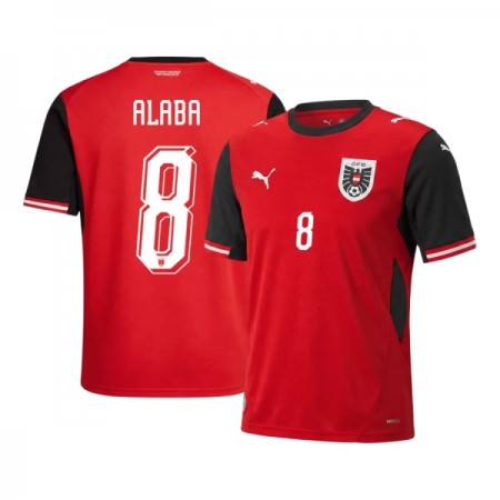 Camisetas Austria Alaba 8 Primera Copa Mundial 2026 - Hombre
