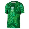 Camisetas Brasil Portero Primera Copa Mundial 2026 Verde - Hombre