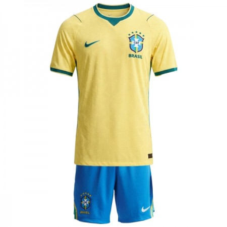 Camisetas Brasil Primera Copa Mundial 2026 - Niño (+ Pantalones)