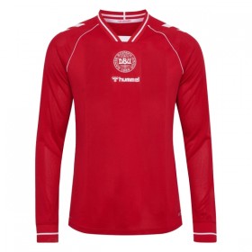 Camisetas Dinamarca Primera Copa Mundial 2026 Manga Larga - Hombre