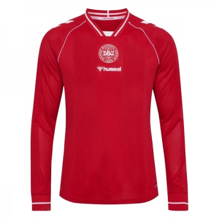 Camisetas Dinamarca Primera Copa Mundial 2026 Manga Larga - Hombre