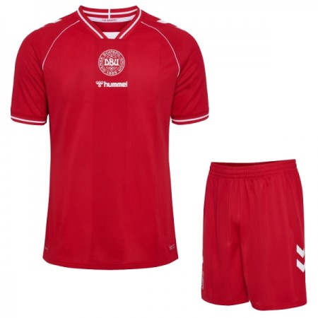 Camisetas Dinamarca Primera Copa Mundial 2026 - Niño (+ Pantalones)
