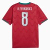 Camisetas Portugal B. Fernandes 8 Primera Copa Mundial 2026 - Hombre