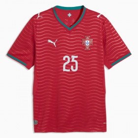 Camisetas Portugal Nuno Mendes 25 Primera Copa Mundial 2026 - Hombre