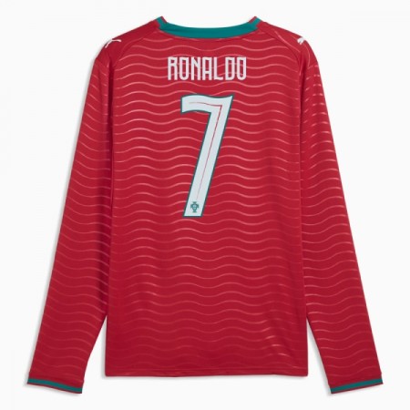 Camisetas Portugal Ronaldo 7 Primera Copa Mundial 2026 Manga Larga - Hombre