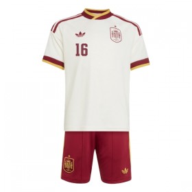 Camisetas España Rodrigo 16 Segunda Copa Mundial 2026 - Niño (+ Pantalones)