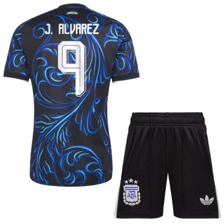 Camisetas Argentina J. Alvarez 9 Segunda Copa Mundial 2026 - Niño (+ Pantalones)