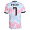 Camisetas Bélgica De Bruyne 7 Segunda Copa Mundial 2026 - Hombre
