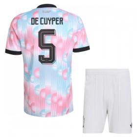 Camisetas Bélgica De Cuyper 5 Segunda Copa Mundial 2026 - Niño (+ Pantalones)