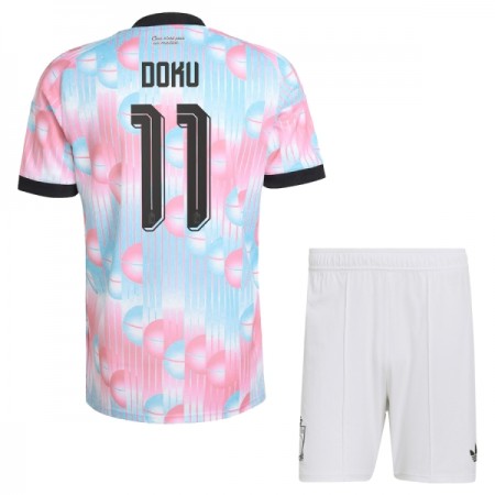 Camisetas Bélgica Doku 11 Segunda Copa Mundial 2026 - Niño (+ Pantalones)