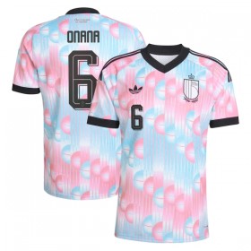 Camisetas Bélgica Onana 6 Segunda Copa Mundial 2026 - Hombre