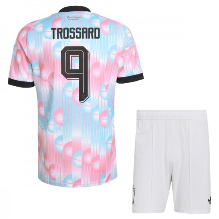 Camisetas Bélgica Trossard 9 Segunda Copa Mundial 2026 - Niño (+ Pantalones)