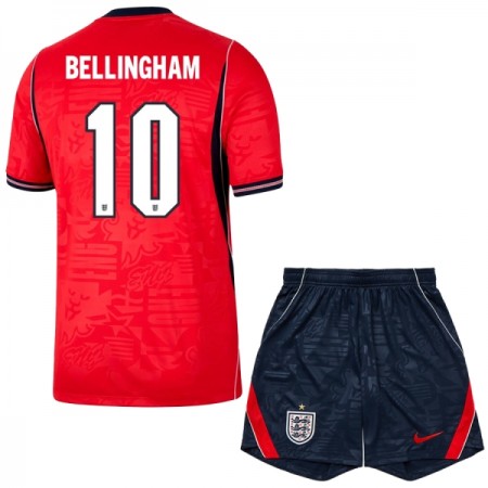 Camisetas Inglaterra Bellingham 10 Segunda Copa Mundial 2026 - Niño (+ Pantalones)