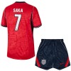 Camisetas Inglaterra Saka 7 Segunda Copa Mundial 2026 - Niño (+ Pantalones)